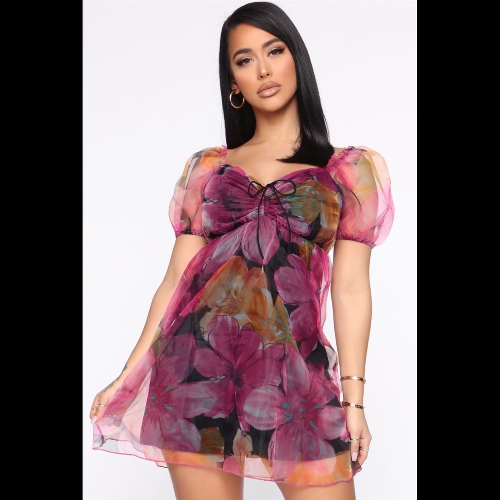 ❌SOLD❌Inner Bloom Floral Mini Dress